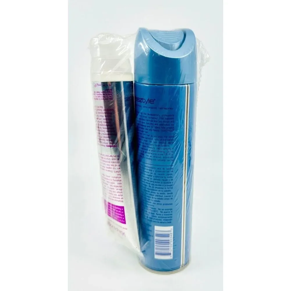Samy Freeztyle Hairspray & Voluptuous Volumizing Creme/Cream Full Size Set *NEW